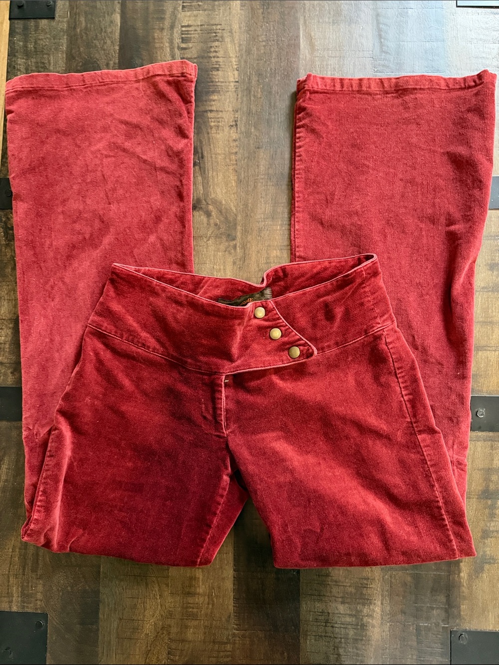 Miss Me Burgundy Corduroy Pants